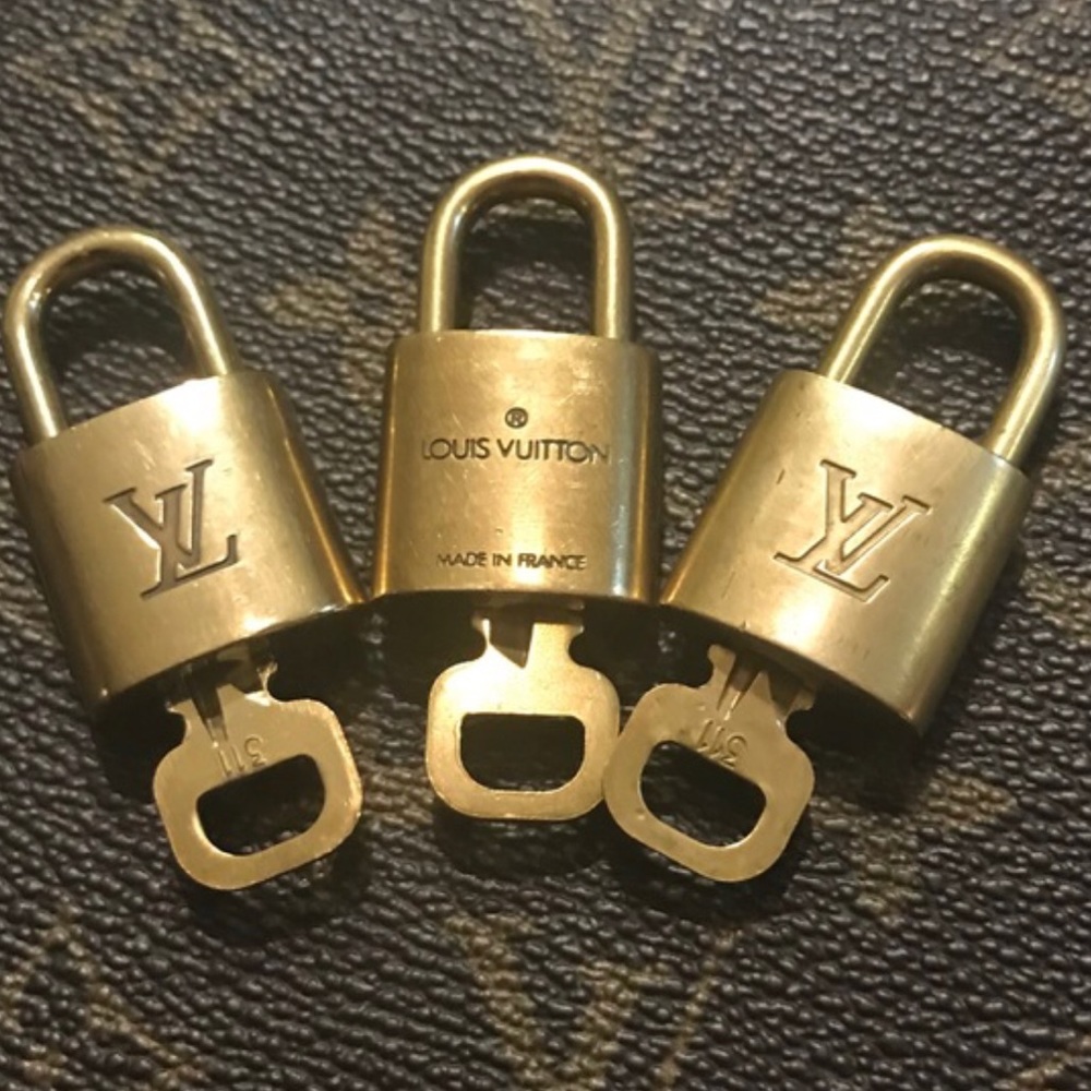Bundle: 3 X Louis Vuitton Lock+Key - image 1